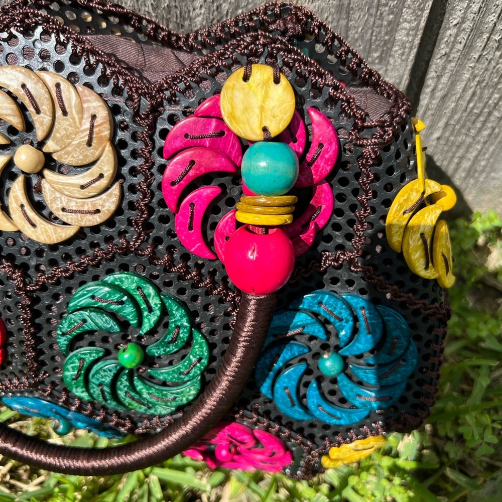 Handcrafted Multicolor Bag - Picture 2 of 10